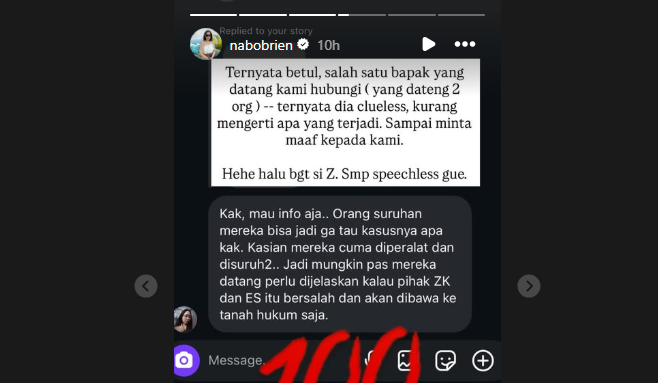 postingan Nabilah